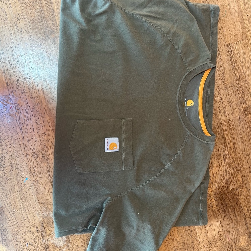Carhartt Dark Green Relaxed Fit Shirt